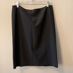 Theory Black Suiting Skirt NWOT sz 12